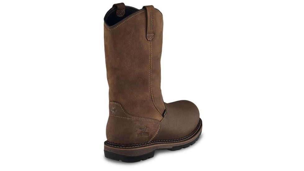 Irish Setter Ramsey 2.0 83952 Mens Pull-On Boot w/ Safety Toe, 11 in Height, Waterproof, Hazelnut Voyageur Leather, D Medium Width, Brown, 8.5, 83952D 085