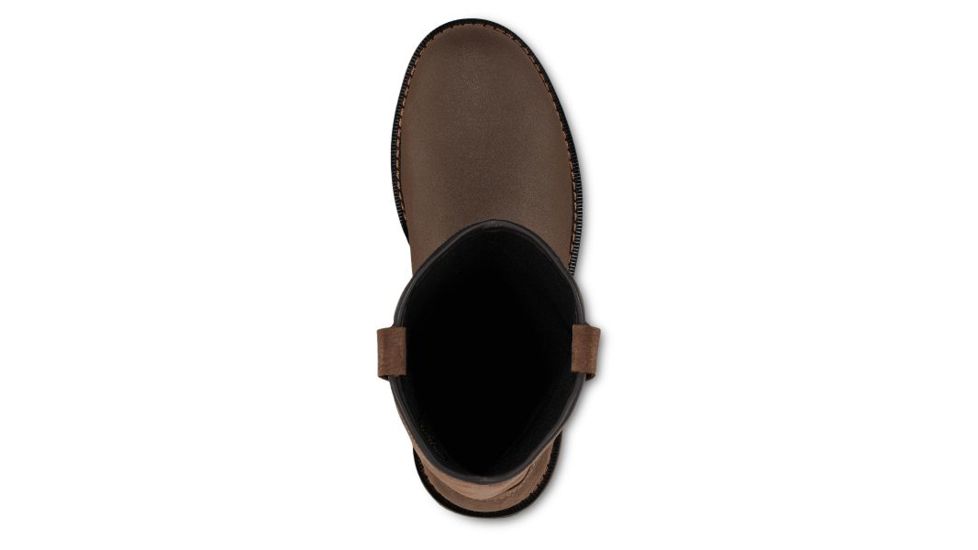 Irish Setter Ramsey 2.0 83952 Mens Pull-On Boot w/ Safety Toe, 11 in Height, Waterproof, Hazelnut Voyageur Leather, D Medium Width, Brown, 8.5, 83952D 085