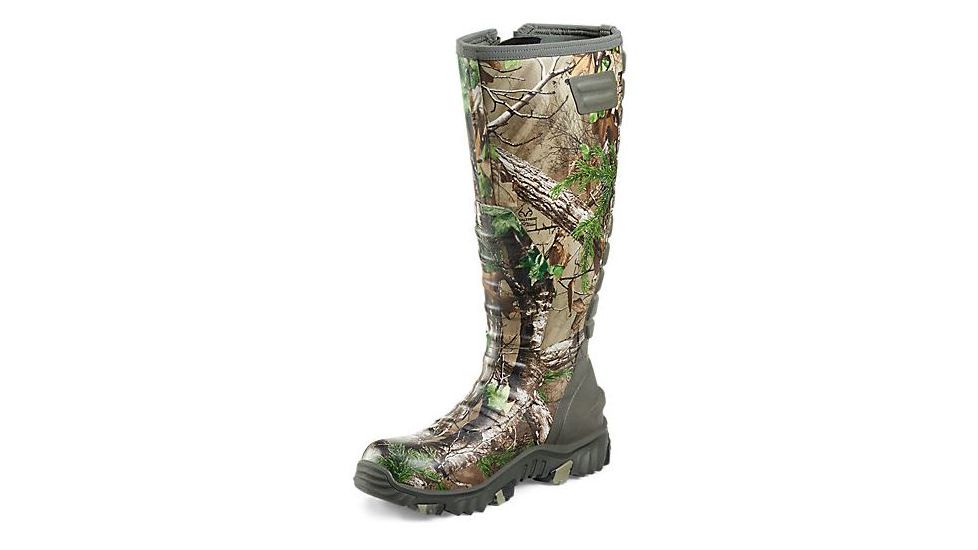Irish Setter Rutmaster 2.0 4882 Rubber Boot, 17 Inch, Waterproof, Realtree XTRA Green CAMO, 11 Medium Wide 04882E 110