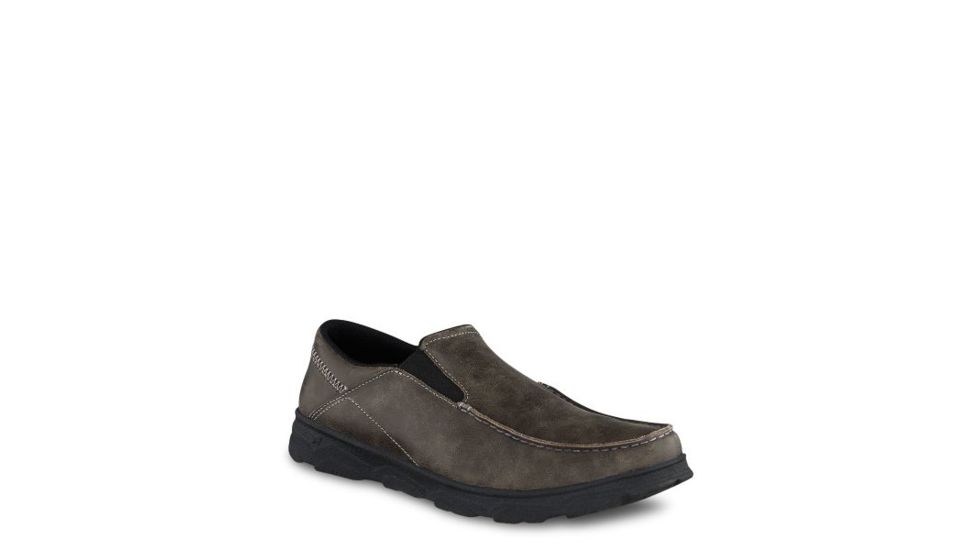 Irish Setter Traveler 3830 Mens Slip-On Shoe, Leather, D Medium Width, Gray, 8, 03830D 080