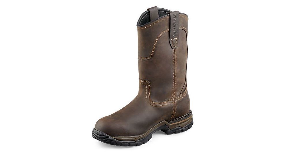 Irish Setter Two Harbors 83906 Boot, 11 Inch Pull, On, Steel Toe, Waterproof, EH Sole, Brown, 9.5 Medium 83906D 095