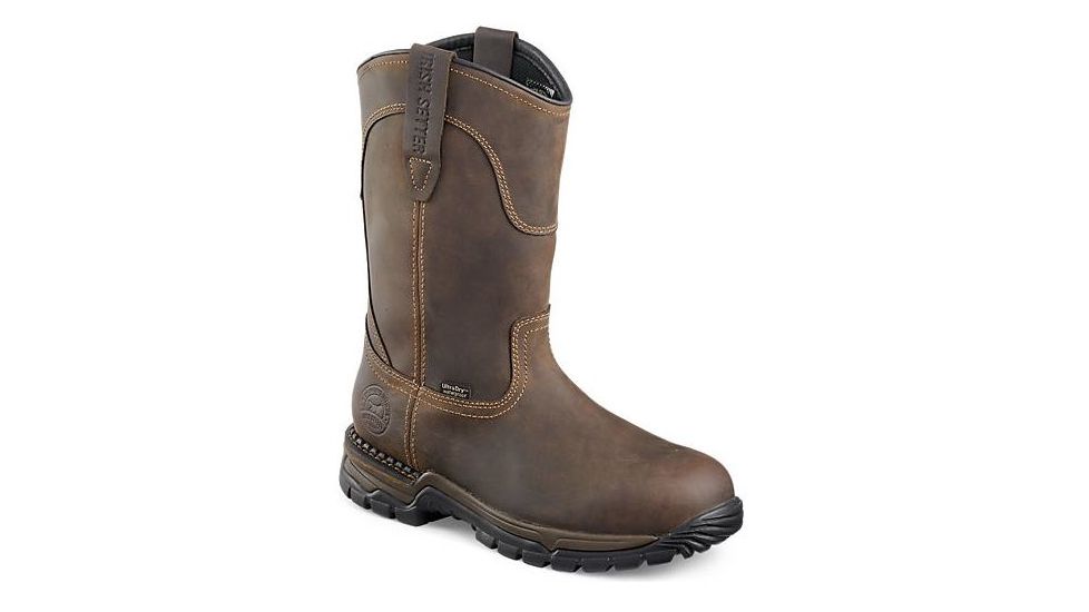 USED Irish Setter Two Harbors 83906 Boot, 11 Inch Pull, On, Steel Toe, Waterproof, EH Sole, Brown, 12 Medium 83906D 120, EDEMO1