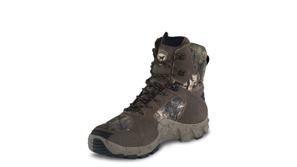 Irish Setter VaprTrek 2832 Mens Boot, 8 in Height, Waterproof, Leather, Insulated, D Medium Width, Mossy Oak Break-up Country, 9, 02832D 090