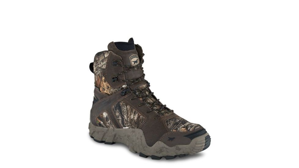 Irish Setter VaprTrek 2854 Mens Boot, 8 in Height, Waterproof, Leather, Insulated, D Medium Width, Realtree Edge, 8, 02854D 080