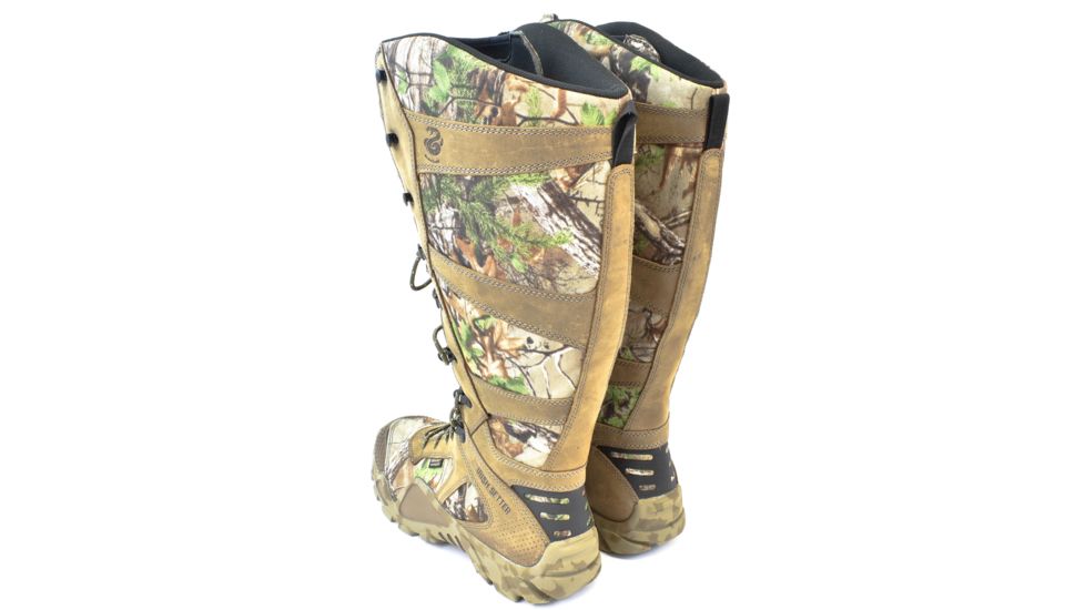 Irish Setter VaprTrek 2875 Snake Boot, 17 Inch, Waterproof, Snake Guard, Brown / Realtree Xtra Green CAMO, 10 Medium 02875D 100
