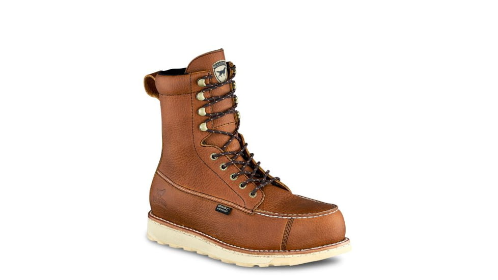 Irish Setter Wingshooter ST 83832 Mens Boot w/ Safety Toe, 8 in Height, Waterproof, Leather, D Medium Width, Brown, 10.5, 83832D 105