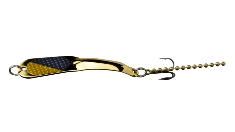 Iron Decoy Steely 3 Lure 2.75, Gold/Grey Gold, 1/4 oz, Steely 3 SHINER