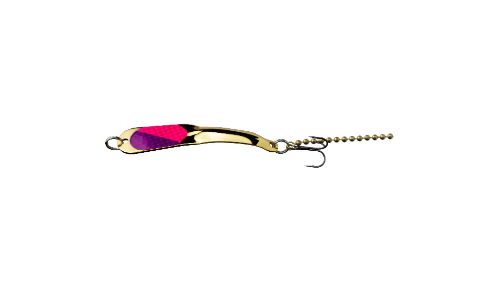 Iron Decoy Steely 3 Lure 2.75, Gold/Hot Pink Hot Purple, 1/4 oz, Steely 3 GHPP