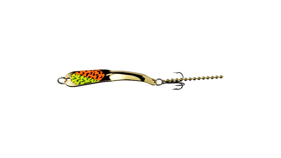 Iron Decoy Steely 4 Lure 3.5, Gold/Orange Green, 1/2 oz, Steely 4 FIRETIGER