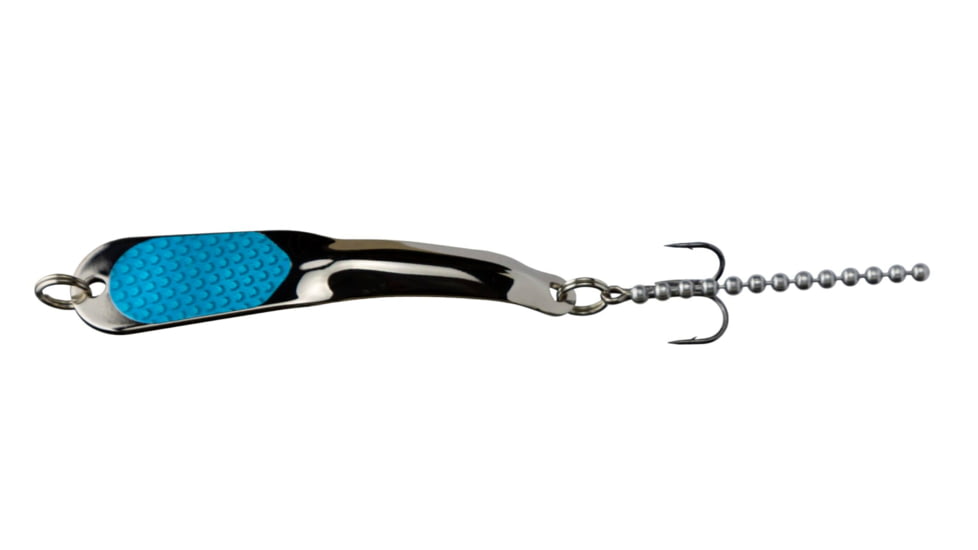 Iron Decoy Steely 4 Lure 3.5, Silver/Light Blue, 1/2 oz, Steely 4 SLB