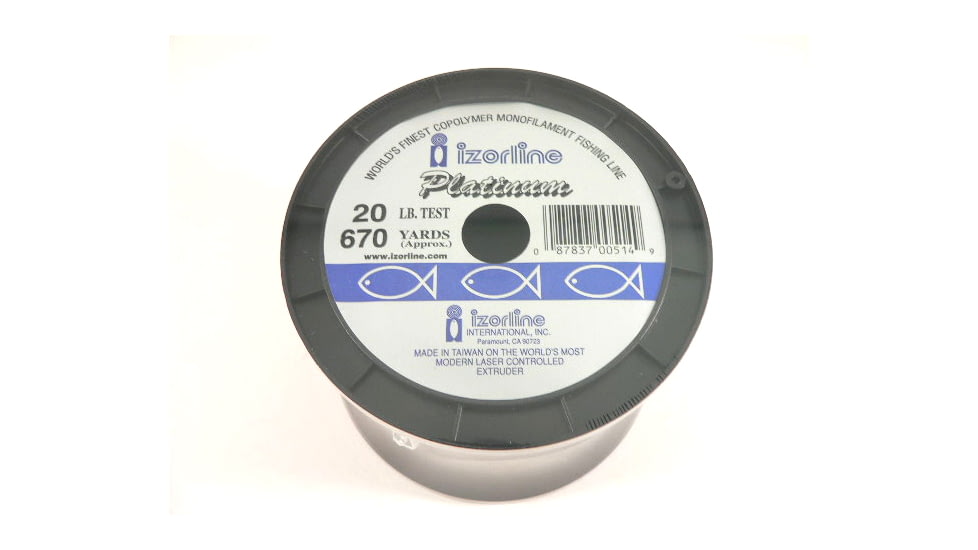 Izorline Izorline 005149 Platinum Co-Polymer Mono Line 20lb Green 1/4lb Bulk, 5149