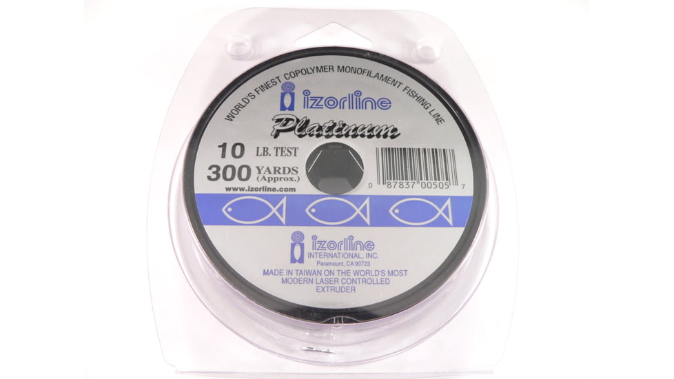 Izorline Platinum Co-Polymer Mono Line 10lb 300yd Green, 5057