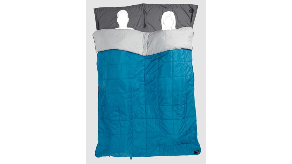 Jack Wolfskin 4-In-1 Blanket Plus41, Dark Turquoise, 3004531-1077