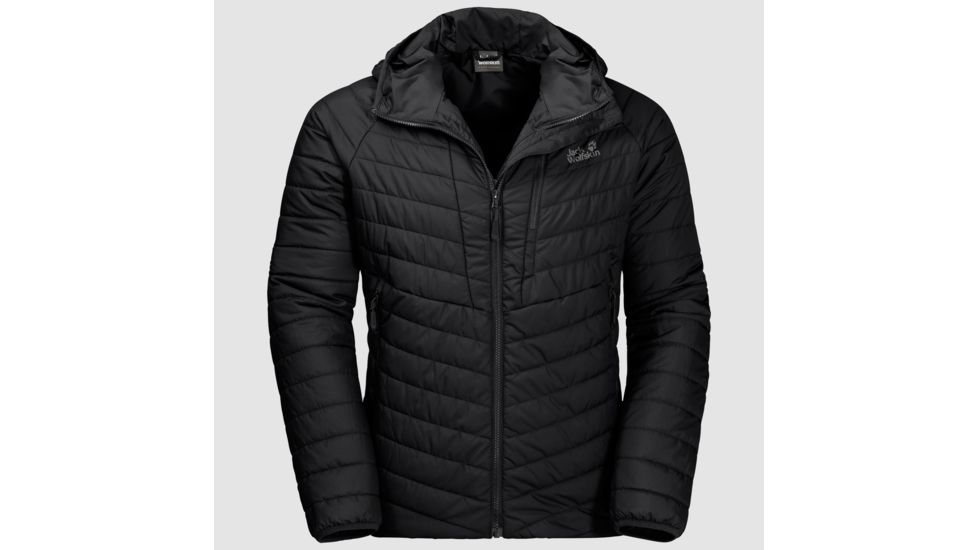 Jack Wolfskin Aero Trail Quilted Coat Men, Black, 2X Large 1204471-6000006