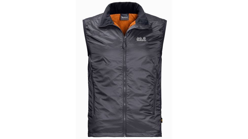 Jack Wolfskin Air Lock Vest Men, Ebony, 2X Large, 1203731-6230006