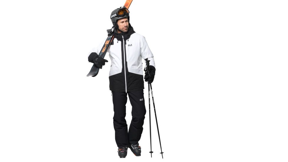 Jack Wolfskin Big White Jacket M - Mens, Black, Small, 1111741-6000002