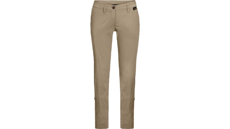 Jack Wolfskin Desert Roll-Up Pants - Womens, Sand Dune, 14, 1505281-5605042