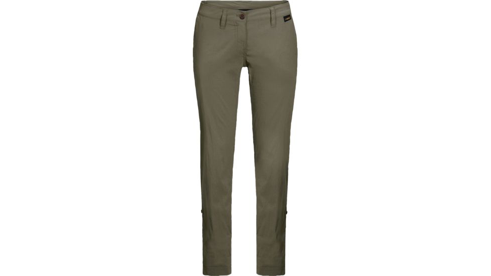Jack Wolfskin Desert Roll-Up Pants - Womens, Woodland Green, 14, 1505281-5052042