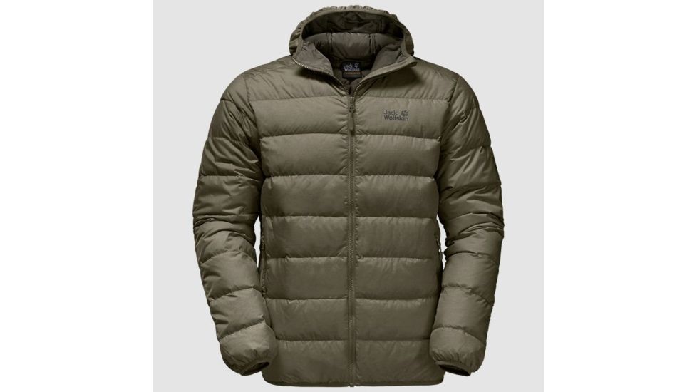 Jack Wolfskin Helium Sky Down Jacket Men, Granite, Small 1202451-4690002