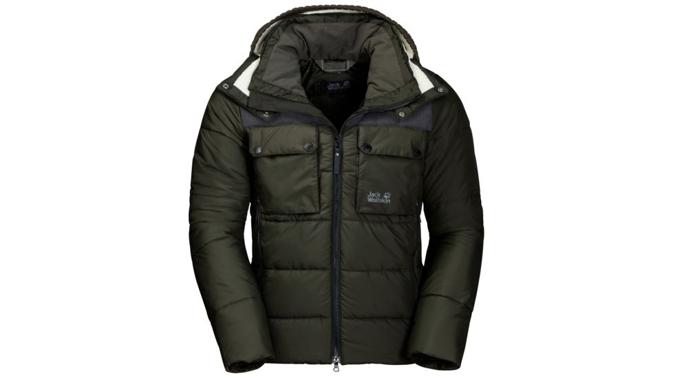 Jack Wolfskin High Range Jacket - Mens, Pinewood, Medium 1204201-5043003