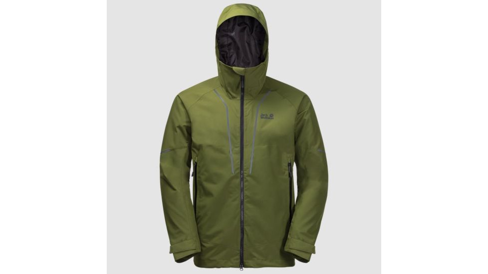 Jack Wolfskin Skei Trail Jacket Men, Cypress Green, Large 1111001-4521004