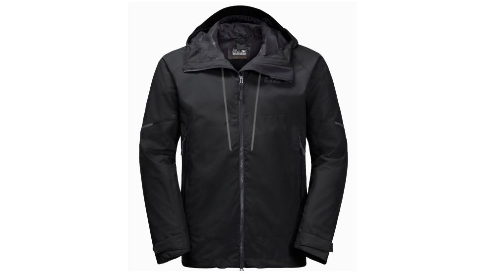 Jack Wolfskin Skei Trail Jacket Men, Black, Small, 1111001-6000002