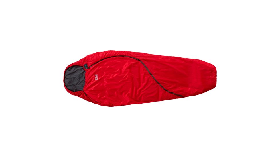 Jack Wolfskin SMOOZIP 3 WOMEN Synthetic Fill Sleeping Bag - Womens, Red Fire, One Size 3004491-2590012