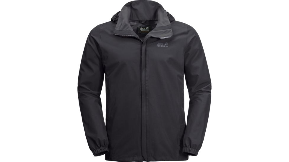 Jack Wolfskin Stormy Point Jacket - Mens, Black, Small, 1111141-6000002