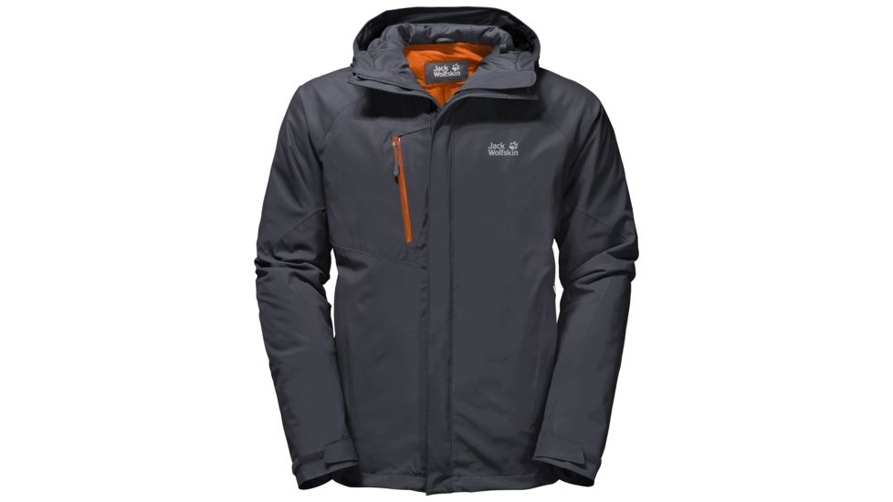 Jack Wolfskin Troposphere Jacket - Mens, Ebony, Small 1106901-6230002