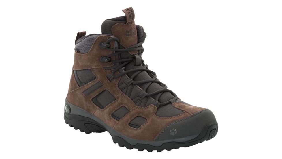 Jack Wolfskin Vojo Hike 2 Texapore Mid - Mens, Dark Wood, 8 EUR, 4032371-5690080