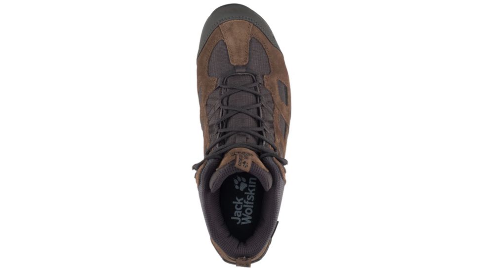Jack Wolfskin Vojo Hike 2 Texapore Mid - Mens, Dark Wood, 8 EUR, 4032371-5690080
