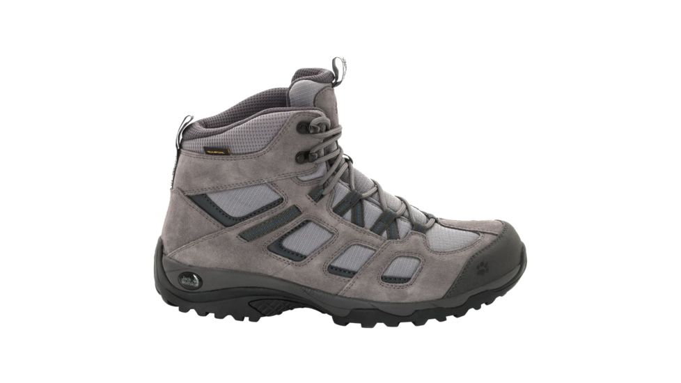 Jack Wolfskin Vojo Hike 2 Texapore Mid - Mens, Tarmac Grey, 8.5 EUR, 4032371-6011085