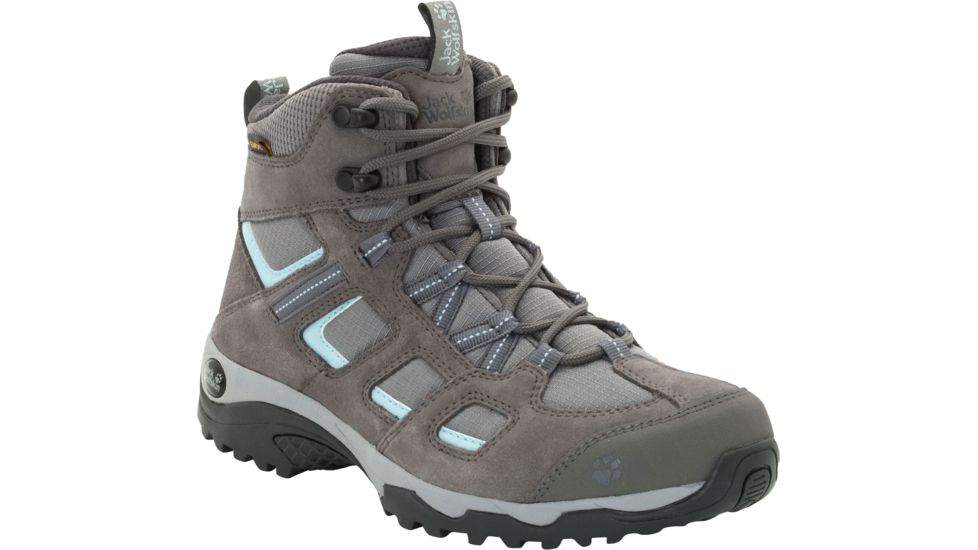 Jack Wolfskin Vojo Hike 2 Texapore Mid - Womens, Tarmac Grey, 9.5, 4032381-6011075