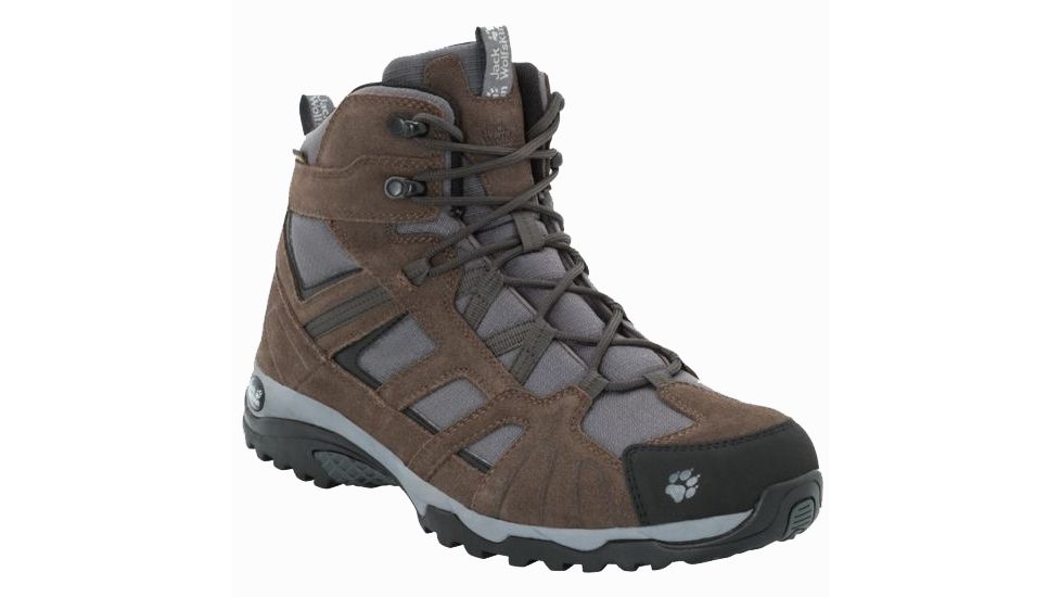 Jack Wolfskin Vojo Hike Mid Texapore Hiking Boots - Men's, 11, Dark Wood, 4011361-5690100
