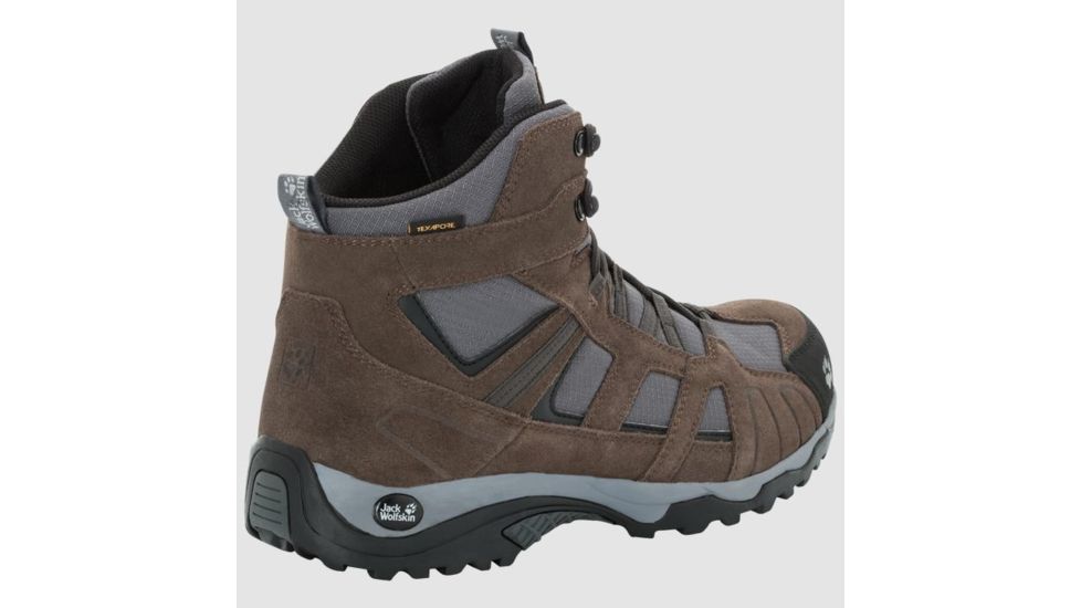 Jack Wolfskin Vojo Hike Mid Texapore Hiking Boots - Mens, 8, Dark Wood, 4011361-5690070