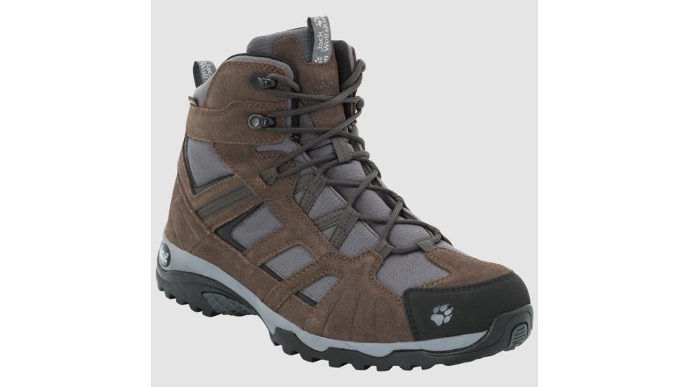 Jack Wolfskin Vojo Hike Mid Texapore Hiking Boots - Mens, 8, Dark Wood, 4011361-5690070
