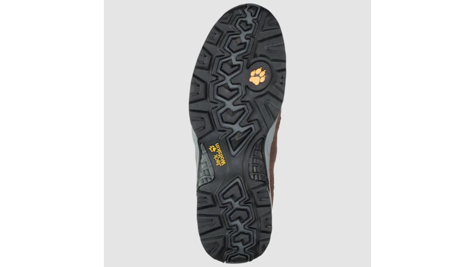 Jack Wolfskin Vojo Hike Mid Texapore Hiking Boots - Mens, 8, Dark Wood, 4011361-5690070