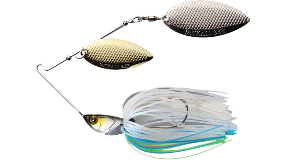 Jackall Lures Dooon Spinnerbait, Blue Herring, 3/8oz, JDOO38-BLH