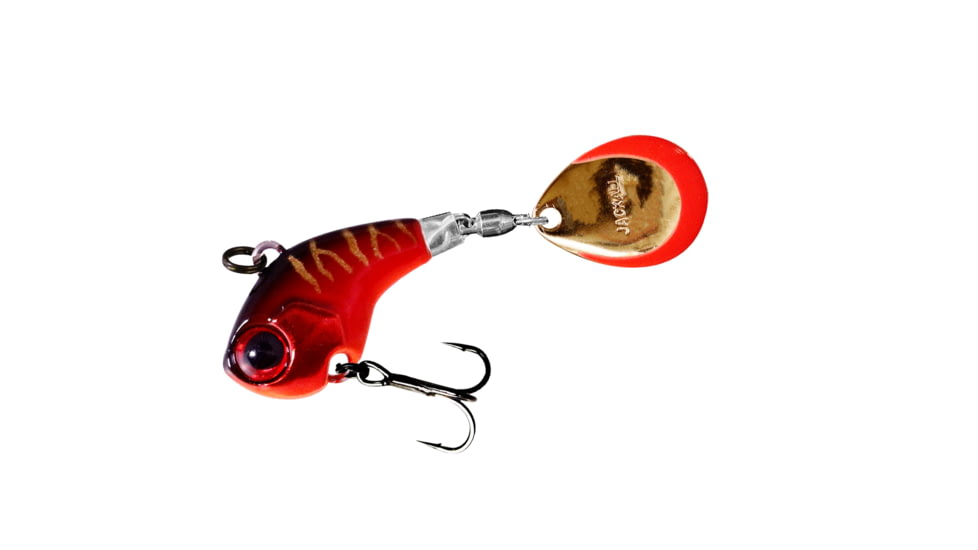 Jackall Lures Jackall Deracoup, HL Red Tiger, 1oz, JDERA1-HLRT