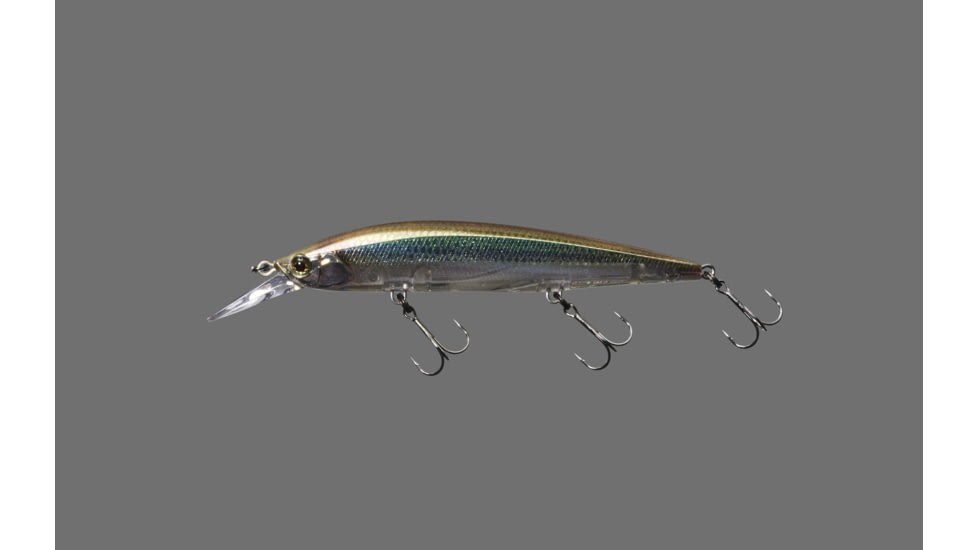 Jackall Lures Jackall Rerange 110Mr, Jerkbait, Dives To 8, Weight Transfer System, RT Holo Minnow, 4 1/3in, 1/2oz, JRERA110MR-RTHLM