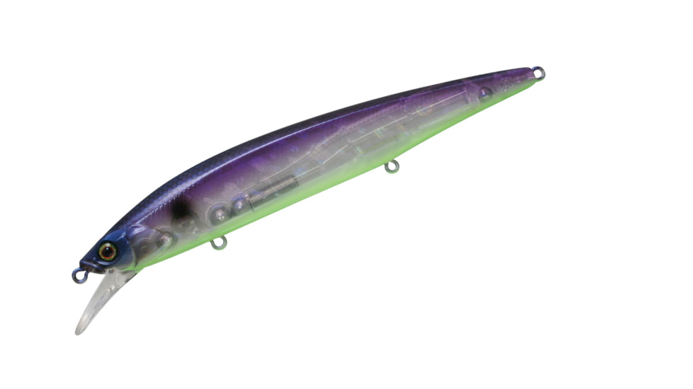 Jackall Lures Jackall Rerange 110Mr, Jerkbait, Dives To 8, Weight Transfer System, Secret Shad II, 4 1/3in, 1/2oz, JRERA110MR-SESH