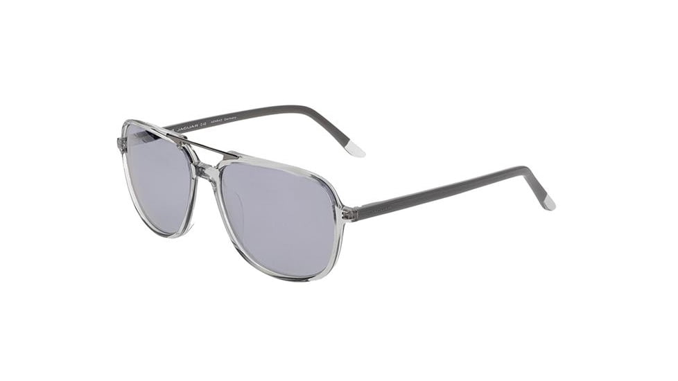 Jaguar 37180 Sunglasses, Black-Red, Polarized Lenses, 58/17-145, 37180-8840