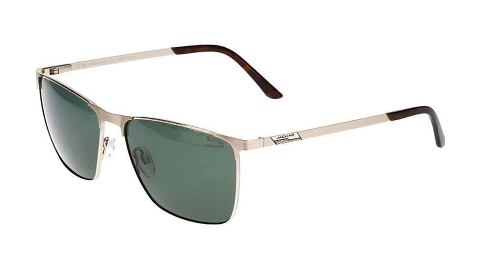 Jaguar 37367 Sunglasses, Gold, Polarized Lens, 61-16-145, JG37367616000