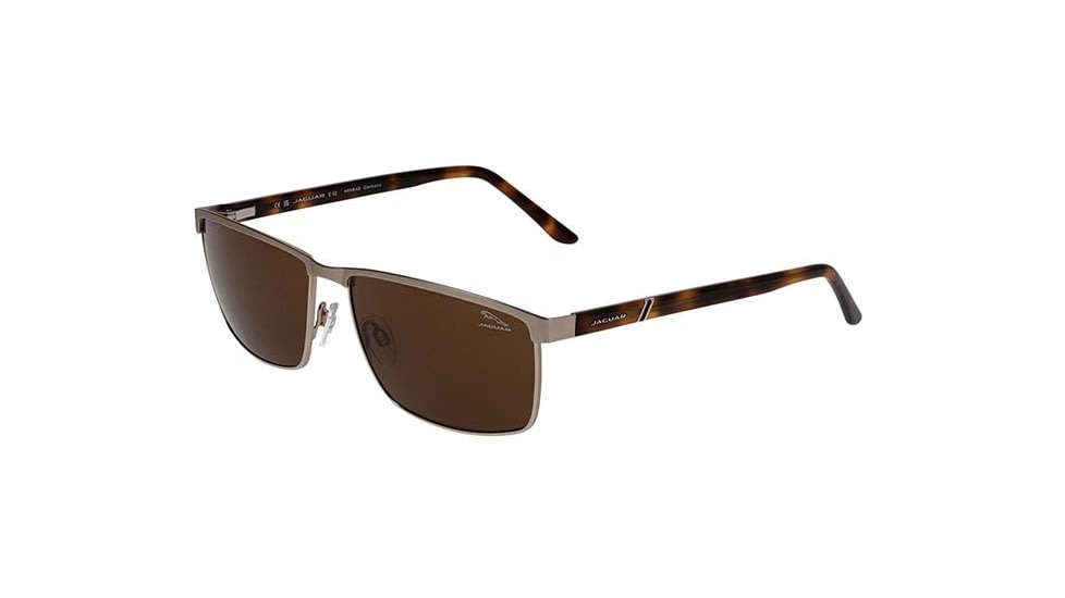 Jaguar 37591 Sunglasses, Gunmetal-Red, Nano Lenses, 56-16-145, 37591-6500