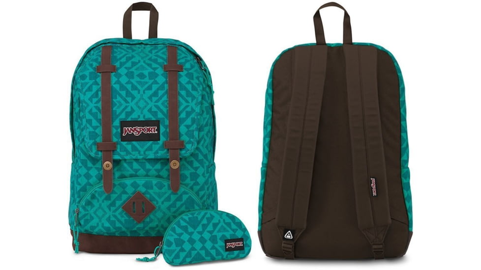 Baughman Backpack-Moonlight Teal/Abstract Angles