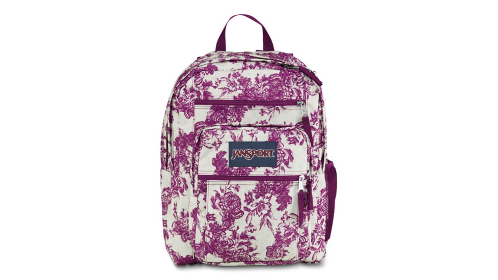 Jansport Big Student Backpack-Berrylicious Vintage Floral Canvas