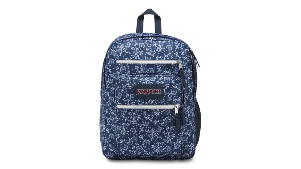 Jansport Big Student Backpack, Navy Field Floral, 34 L JS00TDN750E