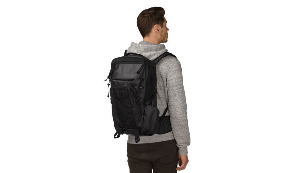 Jansport Equinox 34L Backpack, Black/Lime Punch JS00T43L0G4