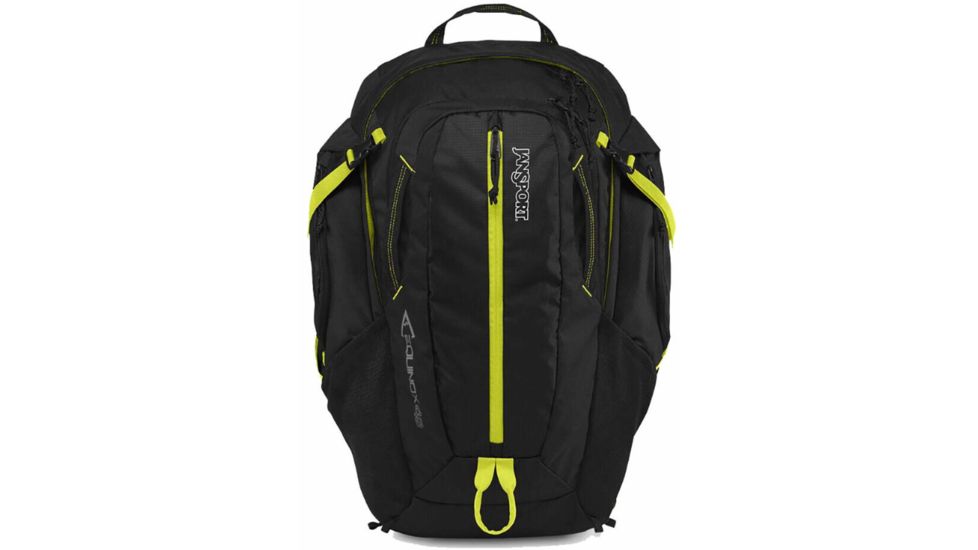 Jansport Equinox 40 Backpack-Black/Lime Punch