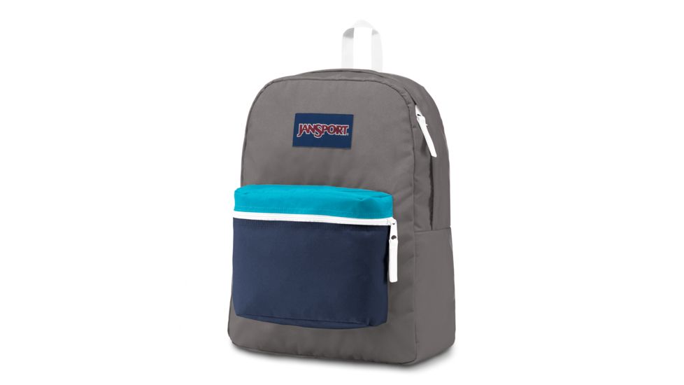 Jansport Exposed 25L Backpack, Shady Grey / White, JS0A3C4X3J4